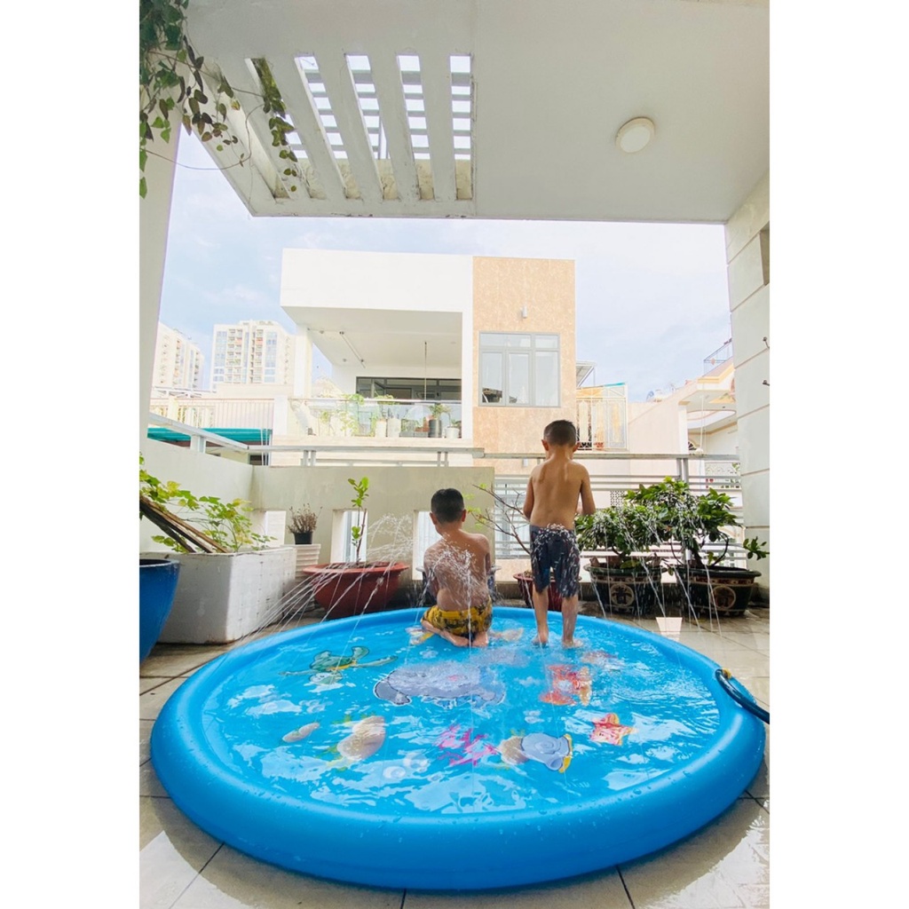Tấm Đệm Phun Nước Cho Bé 1.7m