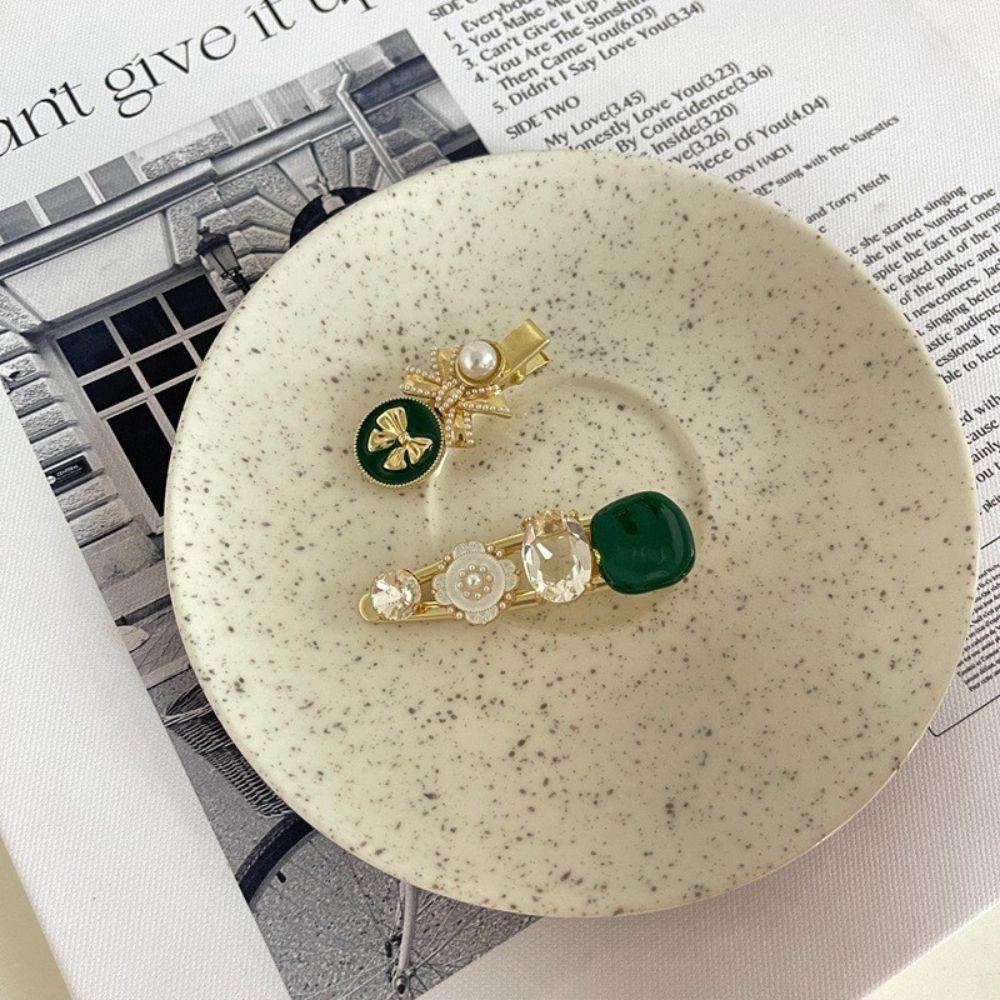 Kẹp Tóc Mỏ Vịt Phong Cách Retro Thanh Lịch Dành Cho Nữ