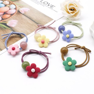 Dây cột tóc, buộc tóc hình bông hoa đá thạch (BT 60)