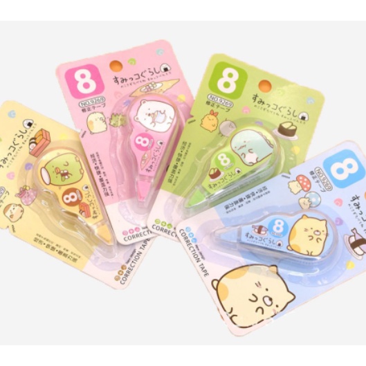 bút xoá băng sumikko BX12 cute mèo vằn dễ thương