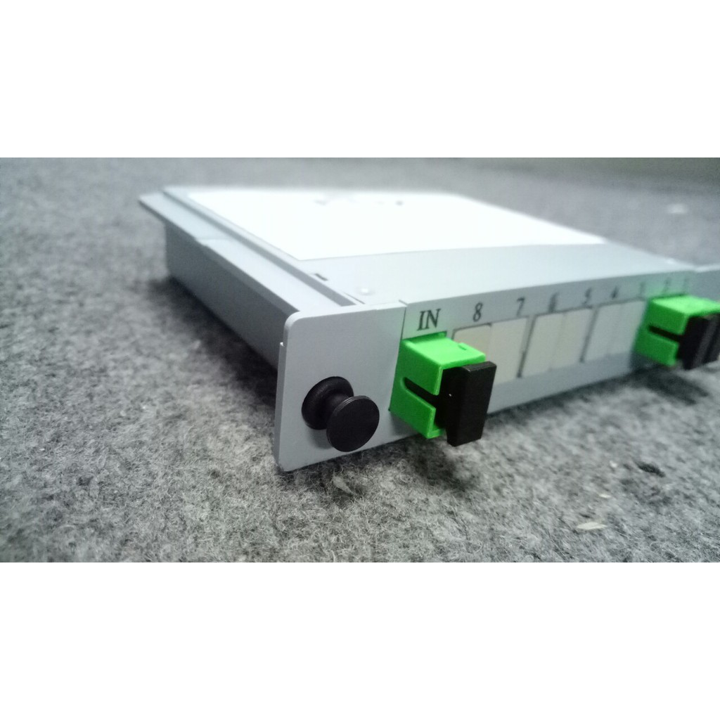 Bộ chia quang PLC modul dạng BOX 1x2 SC/UPC. Hàng chính hãng