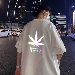 áo nam Tay Ngắn In Hình Phản Quang M-3Xl