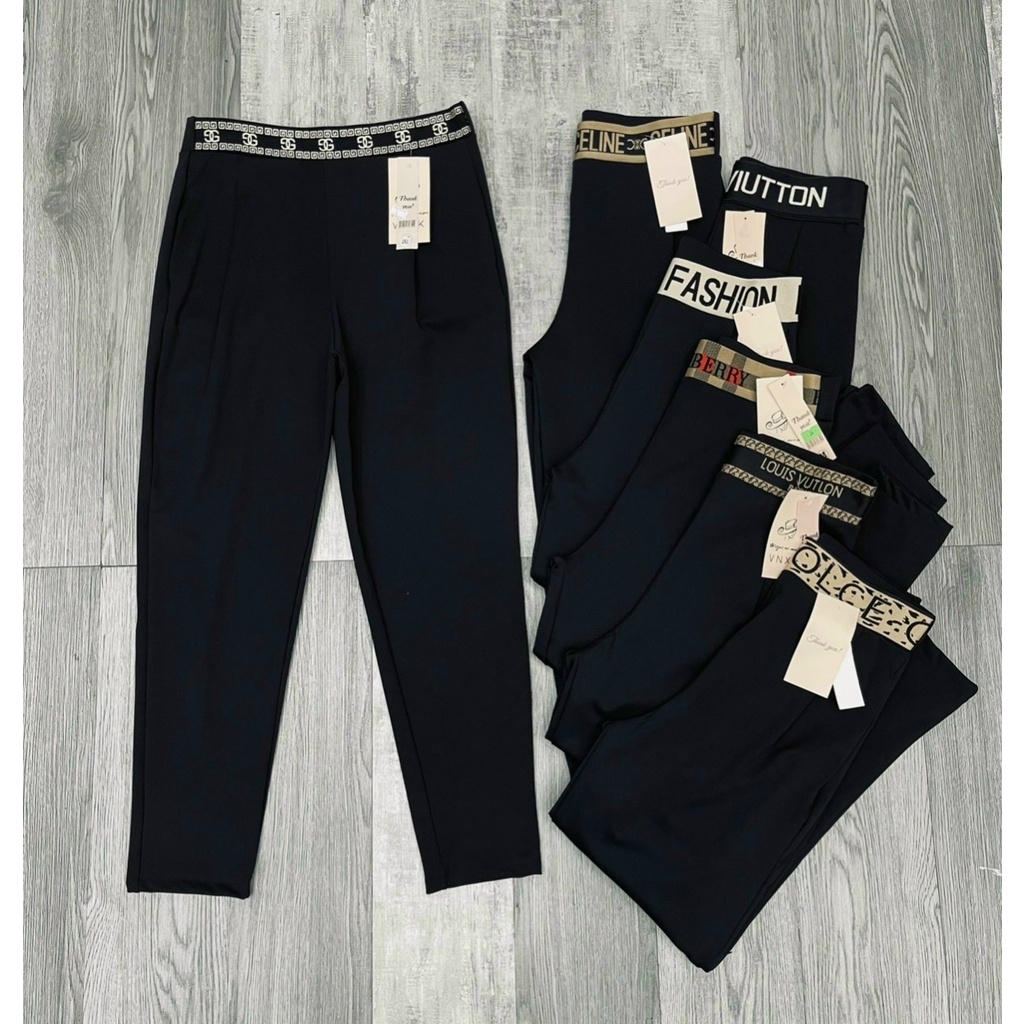 Quần baggy dành cho nữ,Quần Baggy Lưng Thun Cạp Cao Q001 - phamtrangredep shop