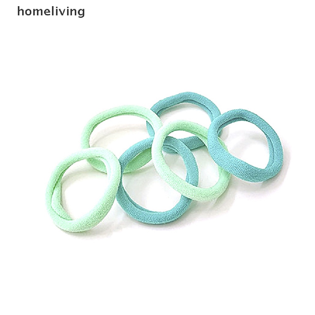 Set 50 Dây Buộc Tóc Đuôi Ngựa 4CM 2CM Bằng Nylon Co Giãn Nhiều Màu Sắc Dành Cho Nữ Giá Đỡ