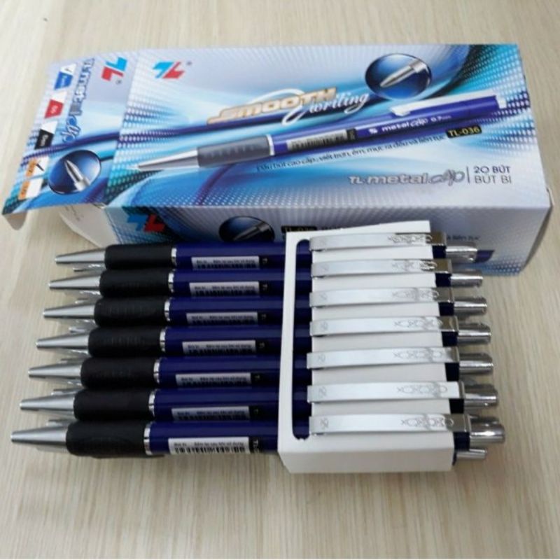 Combo 20 cây Bút Bi Thiên Long TL-036 ngòi 0.7 mm