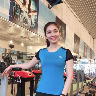 Áo dài thể thao phối lưới -tập gym, yoga, aerobic...