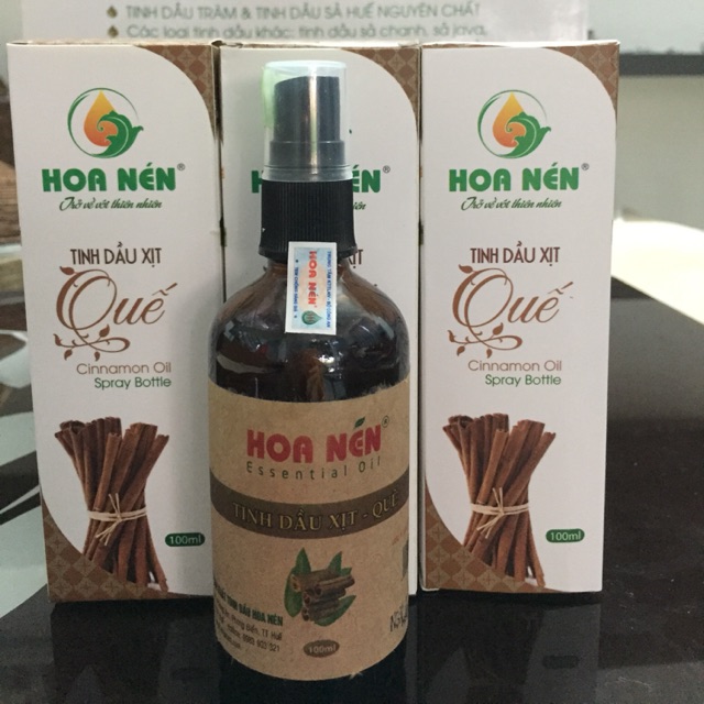 Combo tinh dầu xịt quế