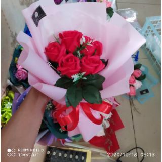 bó hoa sáp 5 bông cao cấp