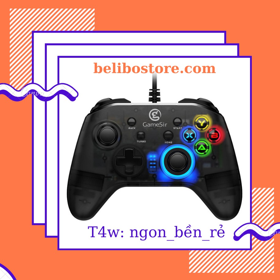 Tay cầm chơi game T4w giá rẻ chất lượng tốt - Đảm bảo Chính hãng gamesir - Sản xuất mới nhất