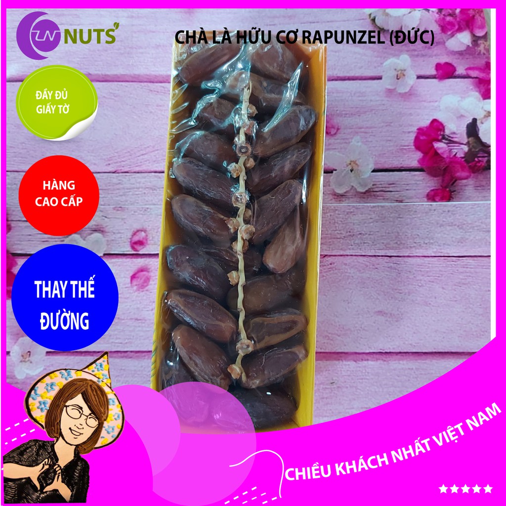 Chà Là hữu cơ RAPUNZEL 250g, nhập khẩu Đứcchất tạo ngọt tự nhiên thay thế đường tinh luyện