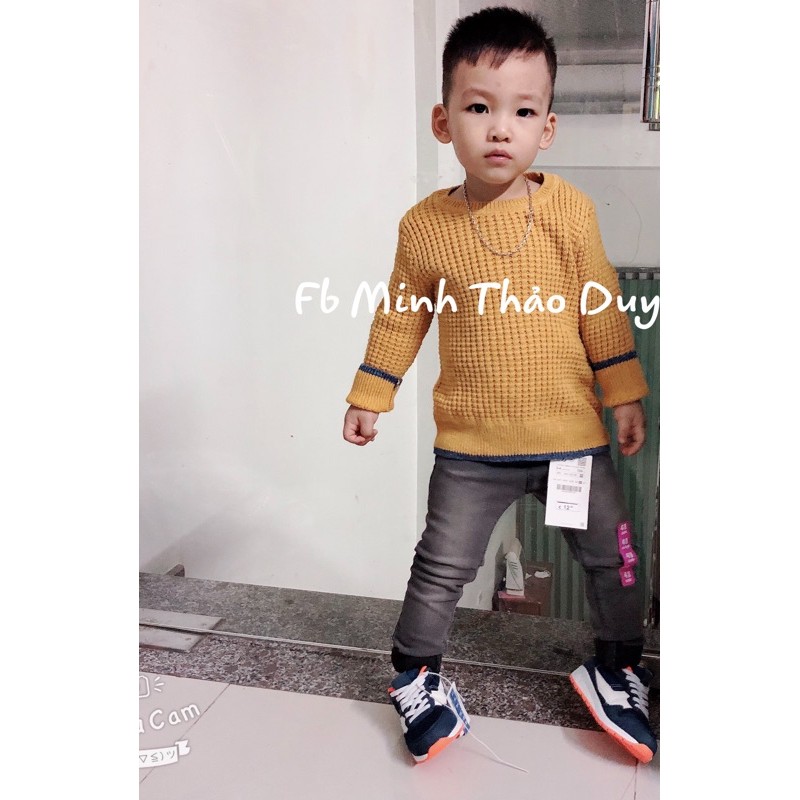 Áo len Baby Gap vàng bé trai