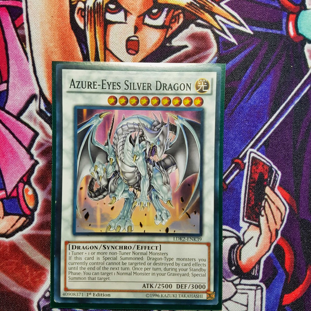 Thẻ bài Yugioh chính hãng | Azure-Eyes Silver Dragon | LDK2 Common