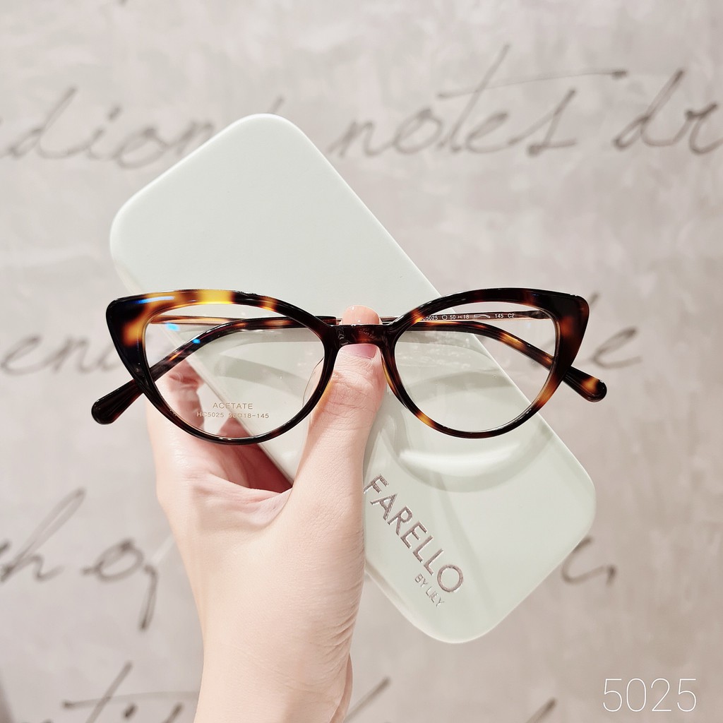 Gọng Kính Cận Mắt Mèo Thời Trang Hàn Quốc 5025 - Gọng Kính Mắt Mèo Lilyeyewear