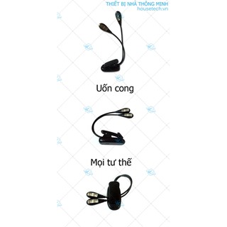 Đèn kẹp đọc sách mini V2