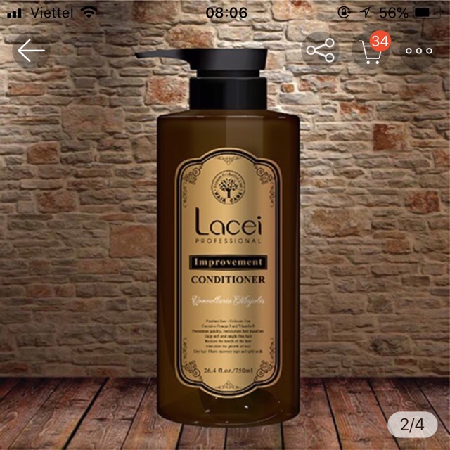 Dầu xả hoàn hình Lacei Improvement Conditioner 750ml