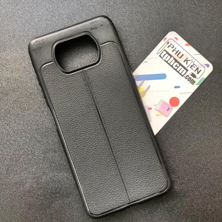 Ốp lưng Xiaomi POCO X3 NFC dẻo giả Da Cao cấp