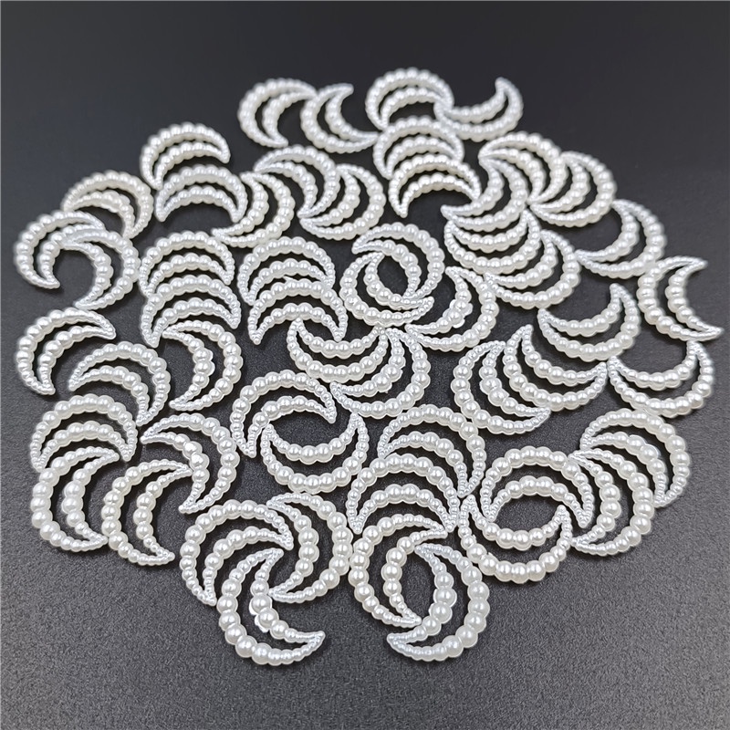 Set 40 Hạt Ngọc Trai Rỗng Hình Học Nhiều Màu Sắc Dùng Để Trang Trí Móng Tay DIY