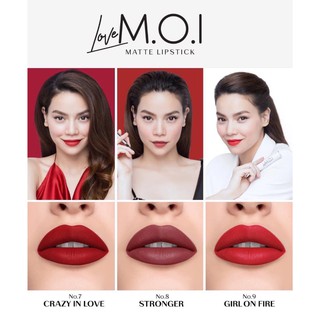 Son thỏi love moi hồ ngọc hà - tông đỏ