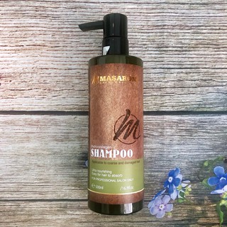 Dầu gội phục hồi siêu mượt tóc Masaroni Rich Biotin Collagen repair Shampoo & Conditioner 500ml...