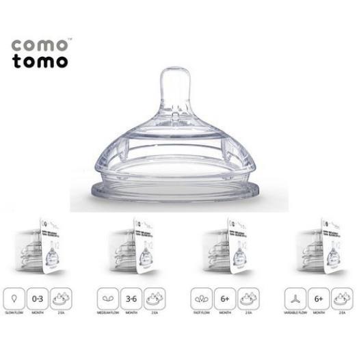 Núm Ti Comotomo Silicon Siêu Mềm TÁCH LẺ 1 Núm