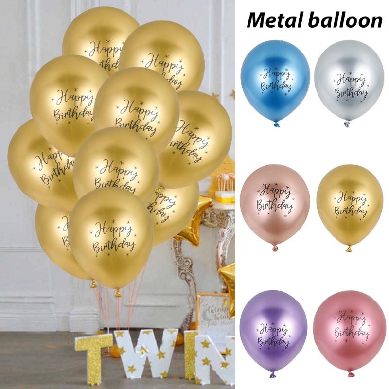 JPRICE Bong Bóng Cao Su Latex 30.48 cm In Họa Tiết Độc Đáo Trang Trí Tiệc Sinh Nhật / Giáng Sinh