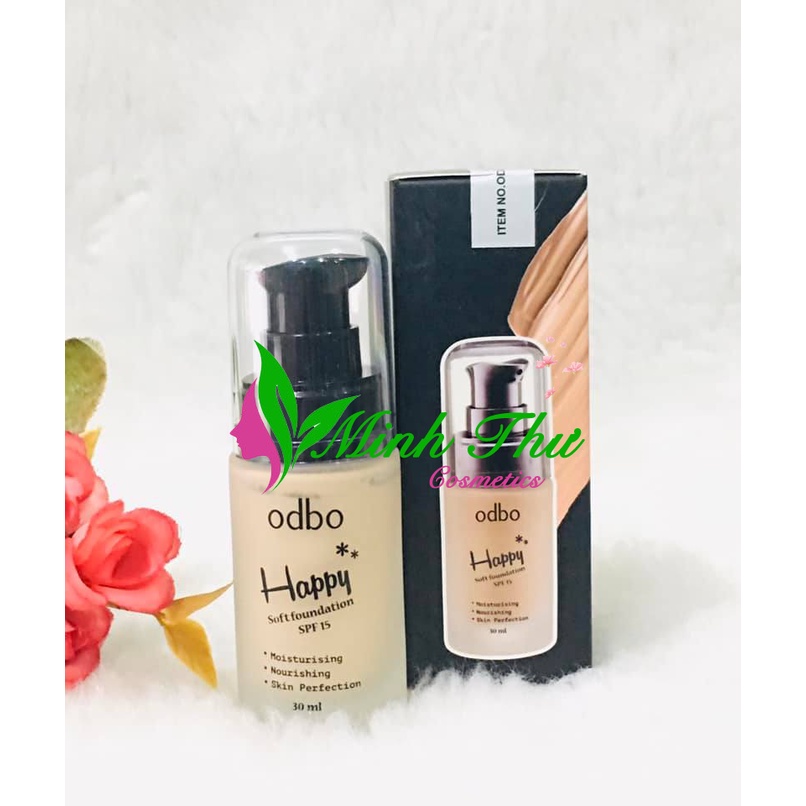 Kem Nền Dưỡng Ẩm Odbo Happy Soft Foundation SPF15 OD423