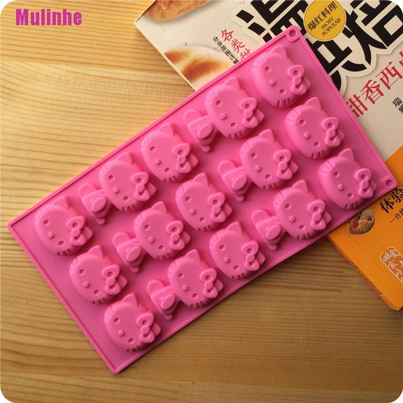 Khuôn Silicone Tạo Hình Làm Bánh Kẹo Hình Mèo