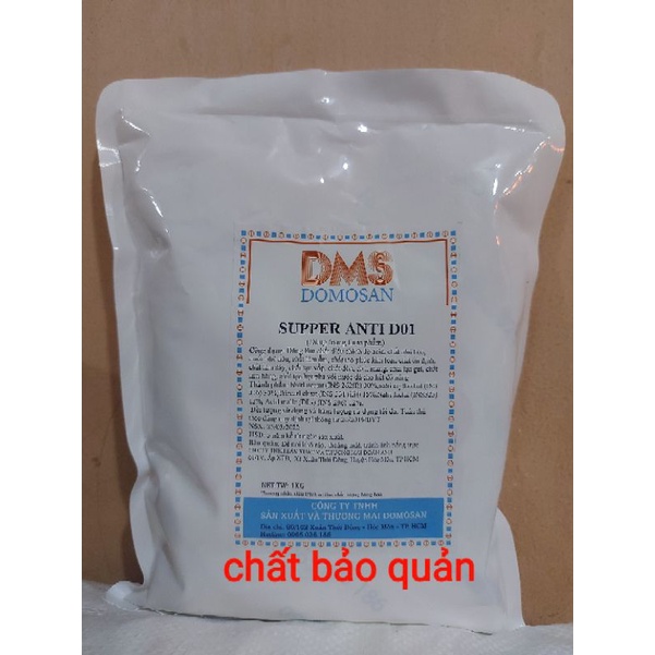 Phụ gia bảo quản thực phẩm-Chất bảo quản chống mốc, chống oxy hóa>Chất bảo quản SUPPER ANTI D01