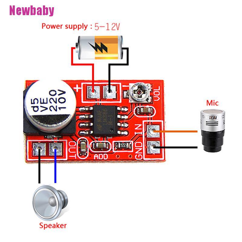 Bảng Mạch Khuếch Đại Micro Dc 5v-12v Chất Lượng Cao