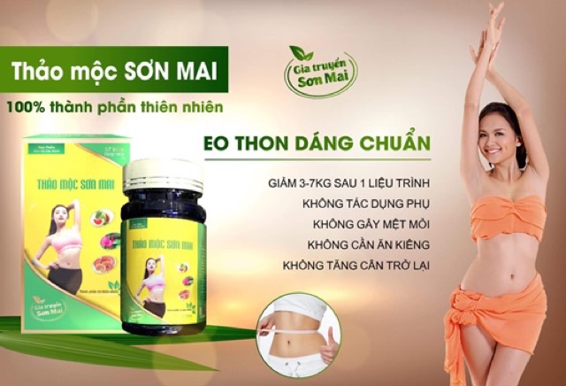 Thảo mộc giảm cân Sơn Mai 57 viên 30 ngày | BigBuy360 - bigbuy360.vn