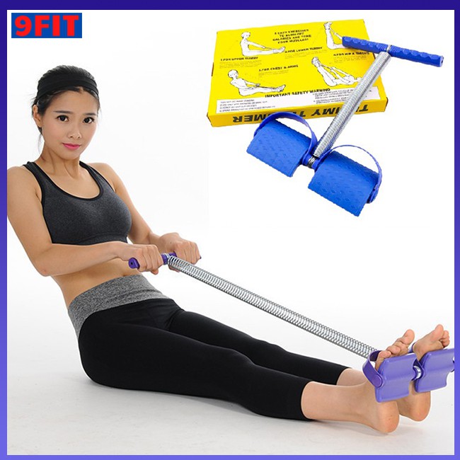 Dụng Cụ Tập Thể Dục Giảm Mỡ Bụng Tại Nhà-Dây kéo lò xo tập cơ bụng 9FIT