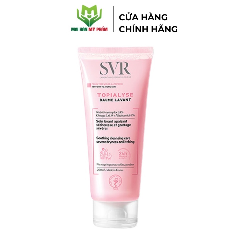 Sữa tắm SVR Topialyse Baume Lavant 200ml chăm sóc da hiệu quả