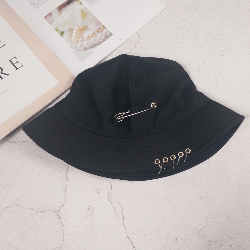 Mũ Bucket Dính Khuyên TFBOYS Phong Cách Harajuku