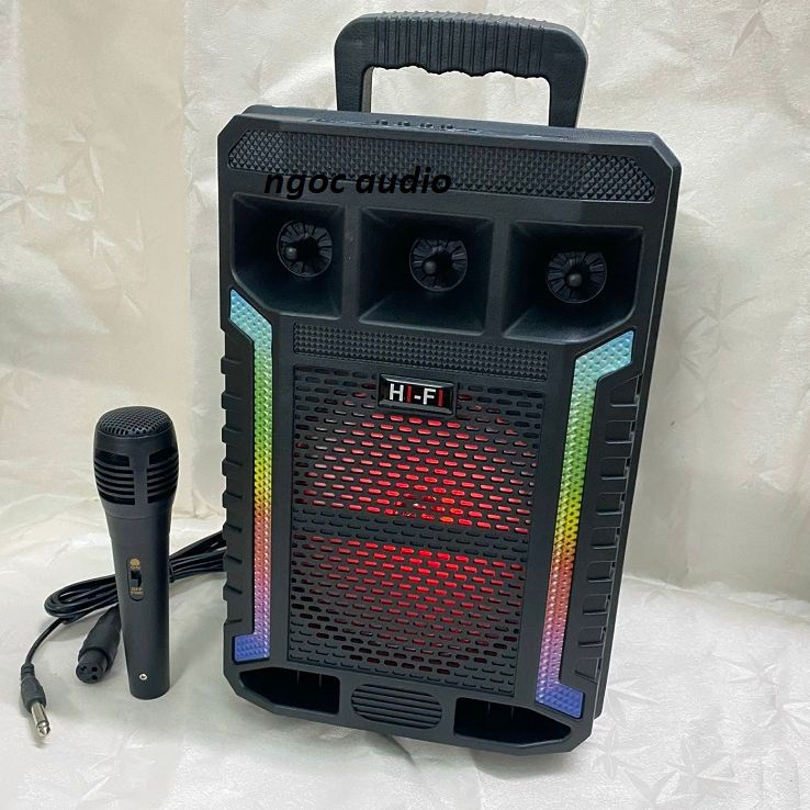 Loa Kéo Bluetooth Kimiso SZ-1627 , Tặng Kèm Micro Có Dây - Chuyên Hát Karaoke - Loa Di Động