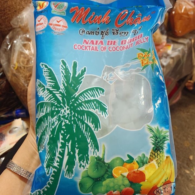 Thạch dừa Minh Châu ăn liền (gói 1kg)