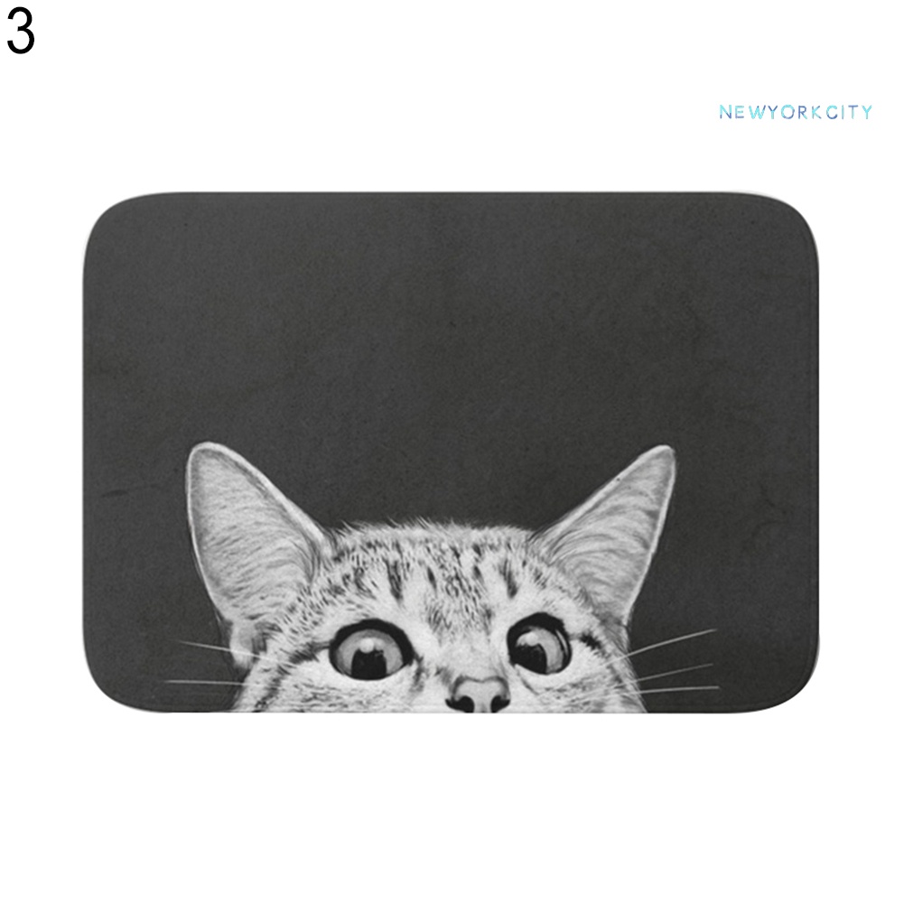 Thảm Lót Sàn Chống Trượt Họa Tiết Hình Học Độc Đáo