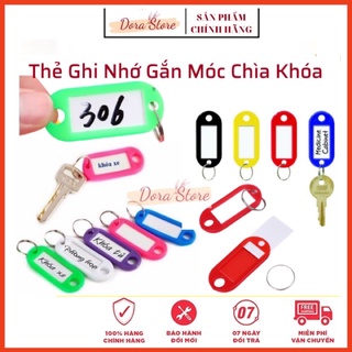 Thẻ Ghi Nhớ Gắn Móc Chìa Khóa, móc khoá Key Tag, Mó ghi thông tin cá nhân Dorastore