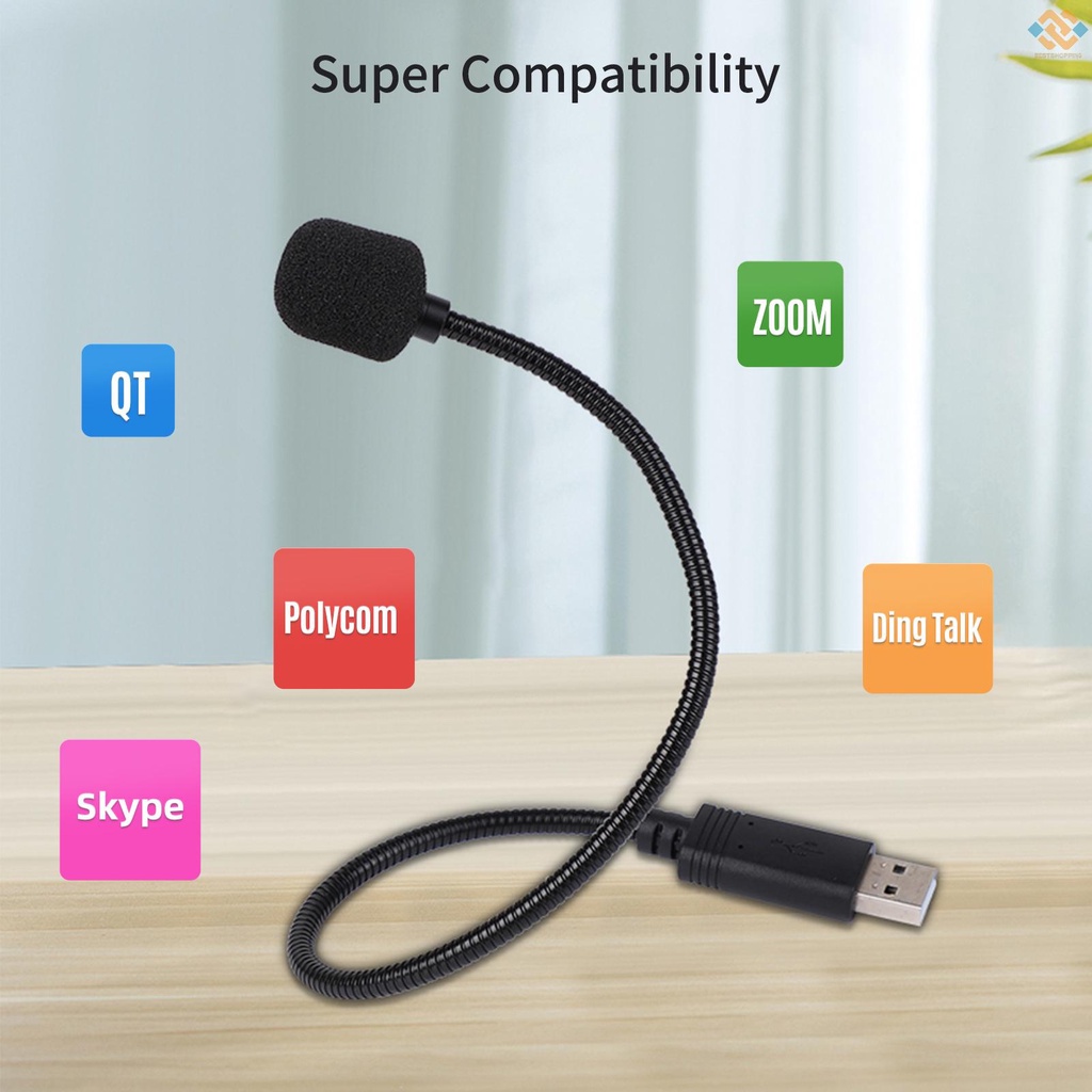 Micro Mini USB 360 độ cho máy tính°Micro thu âm đa hướng giắc cắm và sử dụng cho máy tính PC Laptop | BigBuy360 - bigbuy360.vn