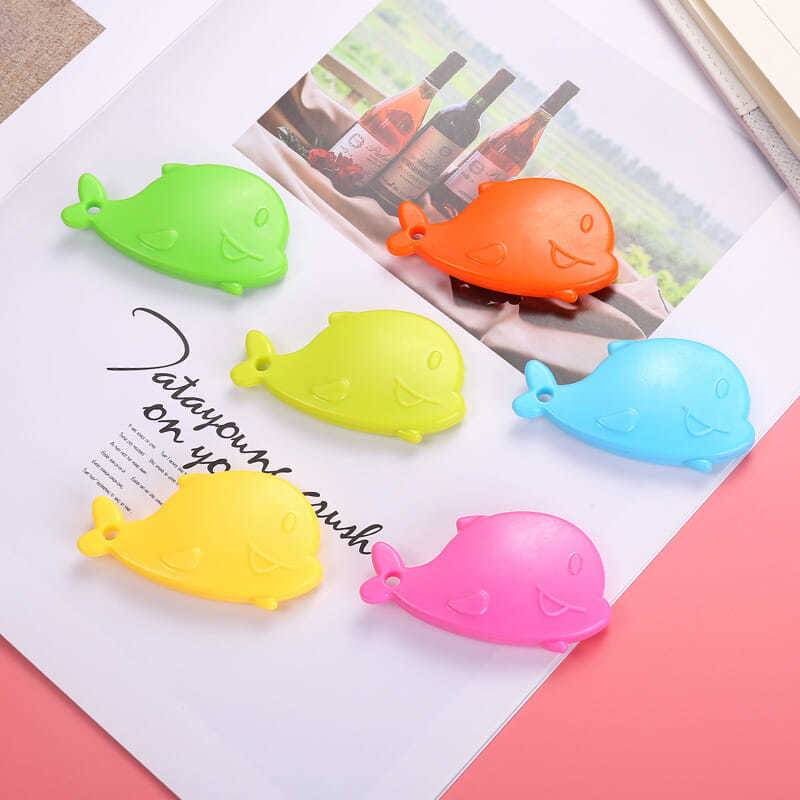 ⭐ iLado ⭐ Dao tiện ích dao mini Dao Rọc Giấy Bỏ Túi Mini minh họa cá heo móc khoá cute anime In Họa Tiết Hoạt Hình chất lượng cao Tiện Lợi Cuộn Rút dụng cụ mở thùng carton trang trí di động