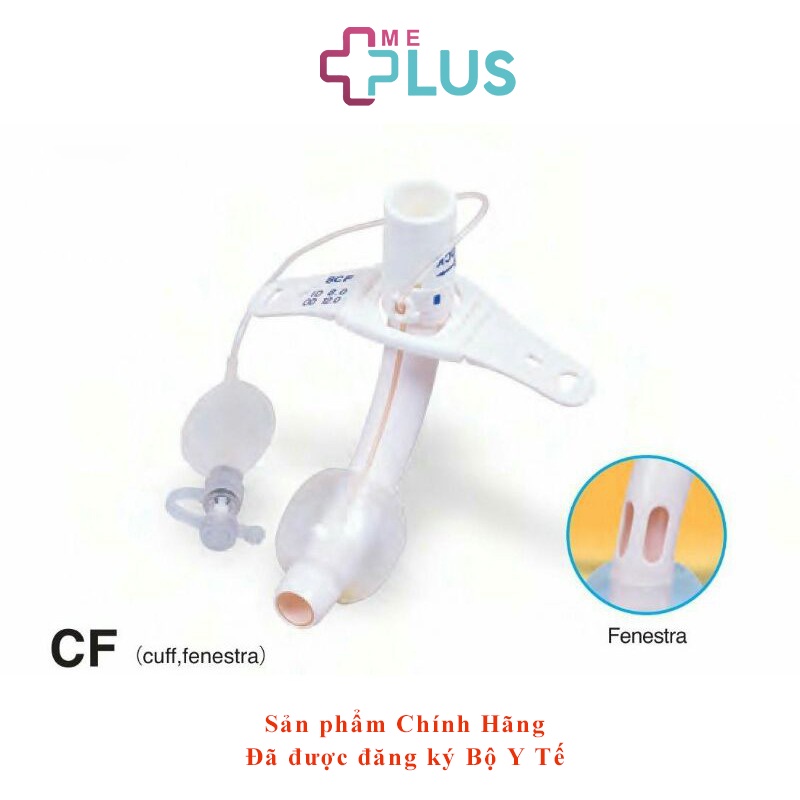 Ống Mở Khí Quản 2 Nòng Có Bóng, Có Cửa Sổ MERA SOFIT D-CF