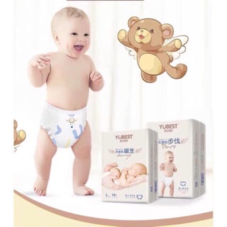 Bỉm Yubest Angel Nội địa Trung cho bé dán/quần S90 M84 L78 XL72 XXL66