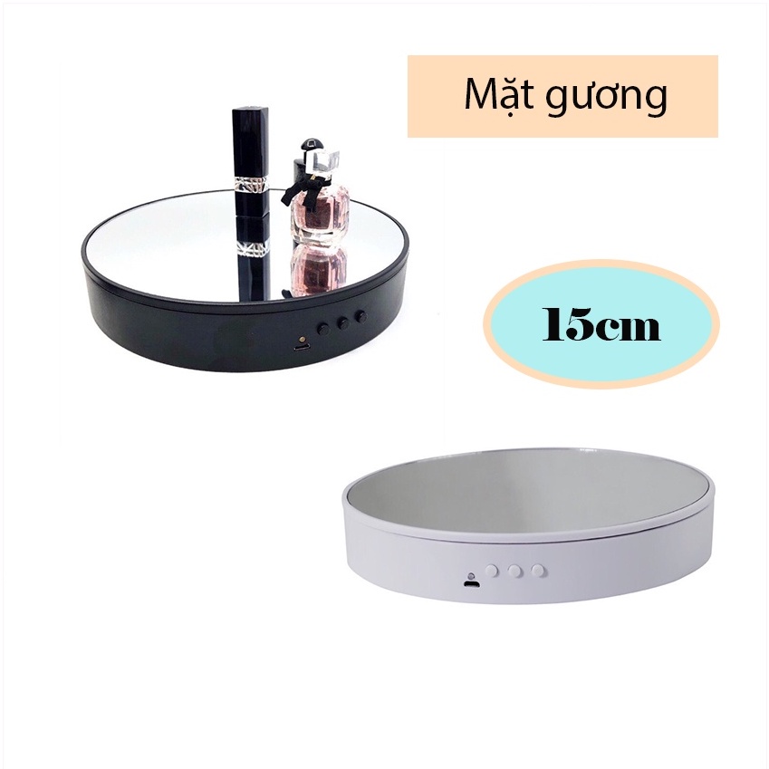 Bàn xoay đế xoay trưng bày sản phẩm 360 độ xoay trái phải