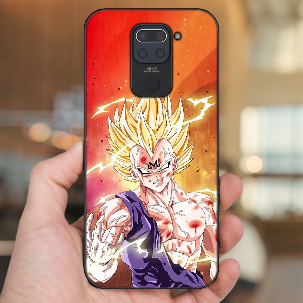 Ốp lưng Xiaomi Redmi Note 9 viền đen in hình Vegeta Dragon Ball