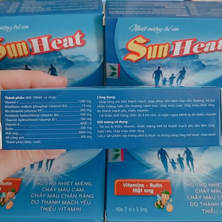 Nhiệt miệng trẻ em SUN HEAT