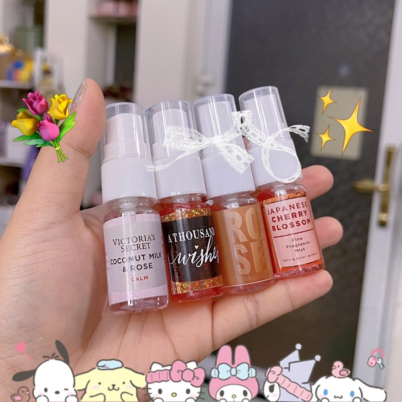 COMBO 3 CHAI CHIẾT XỊT THƠM X 10ML