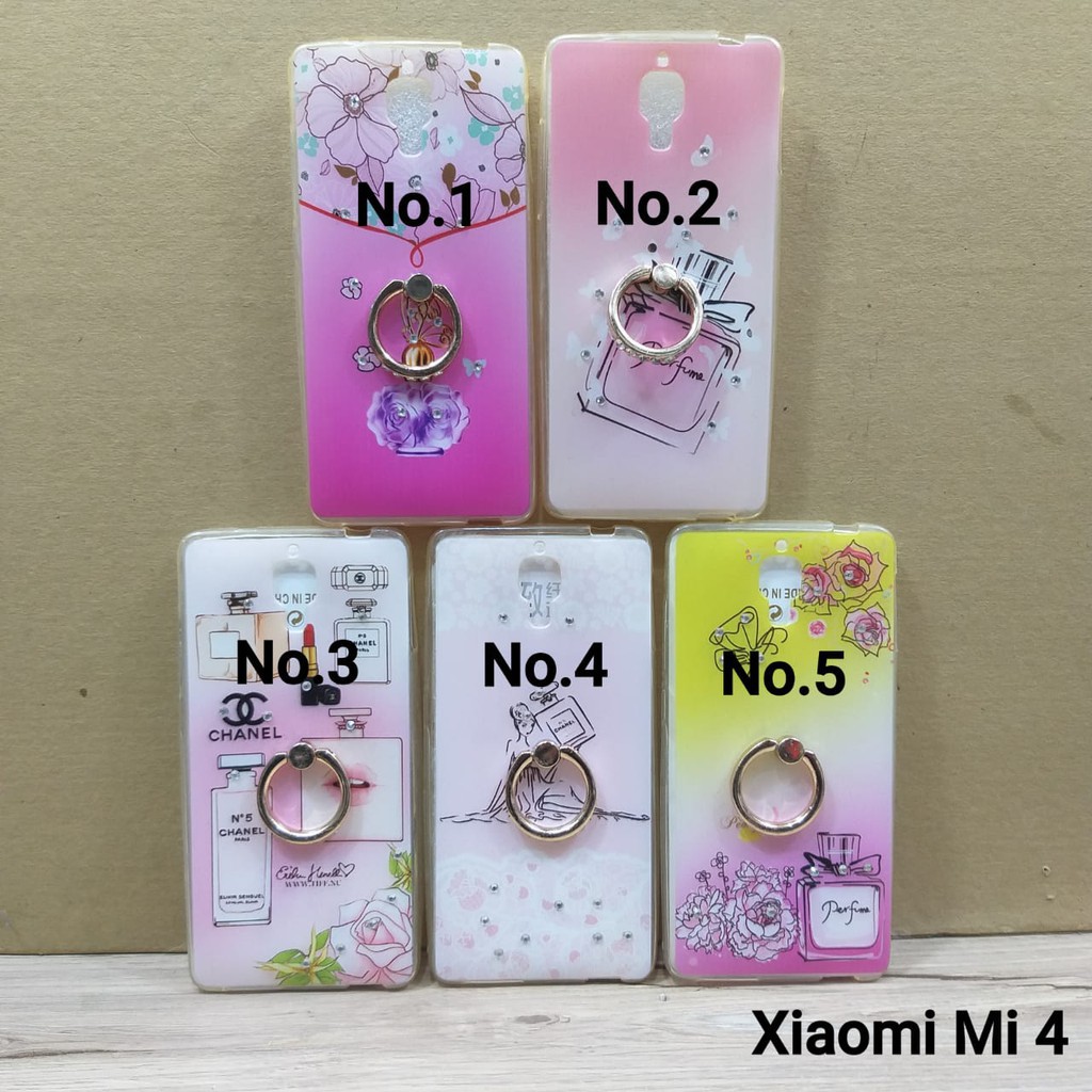 Ốp Điện Thoại Mềm Có Vòng Đỡ Hình Cô Gái Cho Xiaomi Redmi Note 3 / Redmi 3 Pro / Mi 4 / Mi 2s / Redmi Note 2
