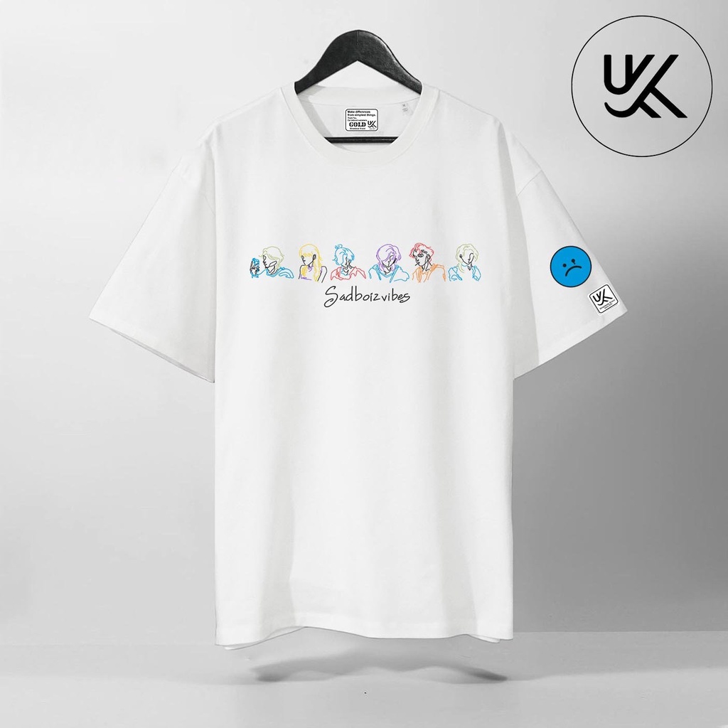 Áo Thun Tay Lỡ SADBOIZ, Form rộng oversize, áo phông unisex, chất liệu Cotton Thái- KKIM Shop