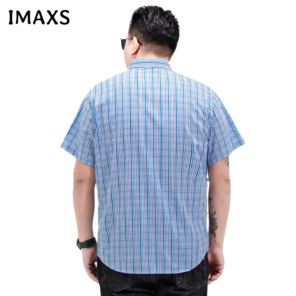 Áo Sơ Mi Nam Oversize Tay Ngắn Kẻ Sọc Caro Nhiều Màu Sắc 60-175KG