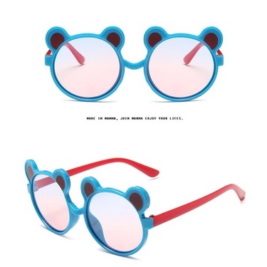 Kính Mát Gọng Tròn Thời Trang Hàn Quốc Cho Bé 3-12 Tuổi