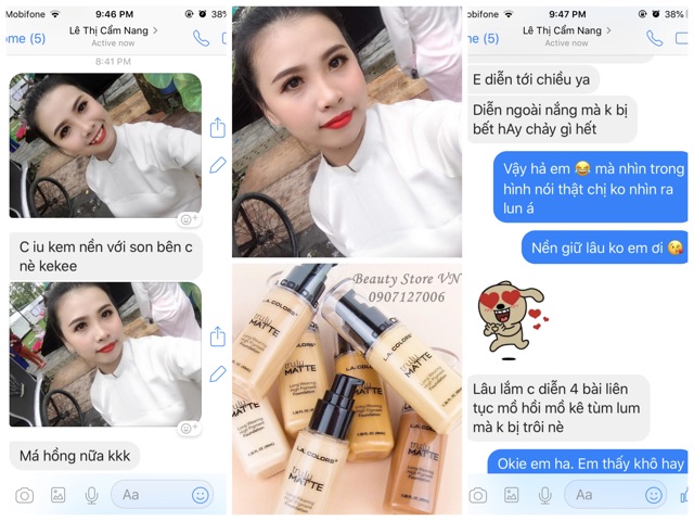 [FREESHIP💋] Kem Nền Dupe Estee Lauder Che Khuyết Điểm Kiềm Dầu Tốt LA COLORS | BigBuy360 - bigbuy360.vn